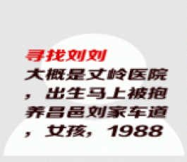 失踪人员：刘刘